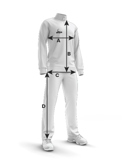 Guía de medidas para chándal